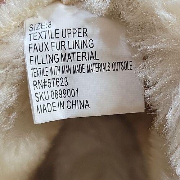 BRAND NEW JUST BE LADIES COG FAUX SUEDE ROUND TOE FAUX FUR WOMEN"S BOOTIES - Picture 11 of 13